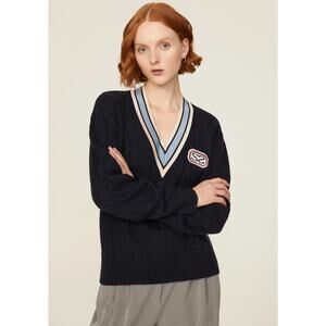 Sandro Monogram Sweater